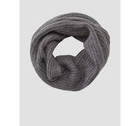 Kujten Come Schlauchschal Für Damen Aus Kaschmir Ak1037-1300 Grau UNI