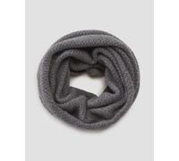 Kujten Moss Schlauchschal Für Damen Aus Kaschmir Ak1034-1300 Grau UNI