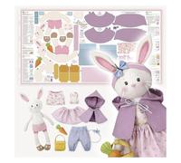 Kullaloo Cut & Sew Panel "BIBBY BUNNY" (80 x 155 cm)
