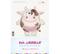Kullaloo Kuscheltier Kuh LAURELLA 2 versch. Größen (Nähanleitung)