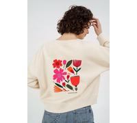 Kultgut Artdesign - Biofair- Kuscheliger Sweatpullover / Let the flowers shine Natur L