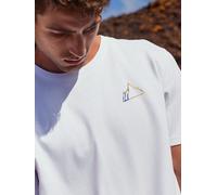 Kultgut Artdesign - Biofair - Vegan Klassik Shirt /Little Faded Mountain weiß M