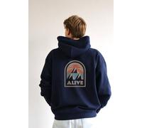 Kultgut PRE-Order Kapuzenpullover Artdesign – Biofair – Alive Navy – XL