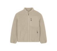 Kultgut PRE-Order- New Recycling Generation - Kuschelige Sherpa Fleecejacke / With Love beige XS