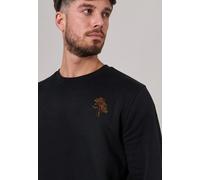 Kultgut Tree in echter Woodoptik/ Vegan - Pullover flauschig & gemütlich schwarz XL
