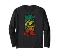 Kultiges Bob Marley Musikposter - One Love Langarmshirt
