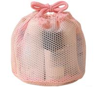 Kulturbeutel aus Netzstoff, transparente Reise-Make-up-Tasche mit Kordelzug, wasserdichter Kosmetik-Waschkoffer, atmungsaktiver Aufbewahrungs-Organizer (B)