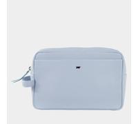 Kulturbeutel blau Unisex - Leder - Made in Germany