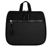 Kulturbeutel BUGATTI "BLANC DELIGHT", Damen, Gr. B/H/T: 24cm x 21cm x 9cm onesize, schwarz, Kunstfaser, unifarben, Taschen Kulturbeutel (66889123-0) schwarz