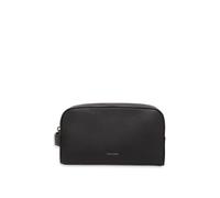Kulturbeutel CALVIN KLEIN "FOIL EMBOSS", Gr. B/H/T: 24cm x 13cm x 9cm, schwarz, Leder, Taschen Kulturbeutel, Waschbeutel, Kosmetiktasche, Kulturtasche mit Trageschlaufe (34772723-0) schwarz