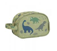 A Little Lovely Company – Kulturbeutel – Dinosaurier – Kinder – Hellgrün
