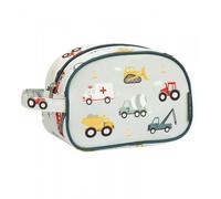 Jungen Kulturbeutel FAHRZEUGE A Little Lovely Company hellblau