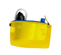 Kulturbeutel für Reise - tragbarer Make-up-Organizer - tragbarer Kleider-Organizer für Camping, Picknick, Flugzeug, , Ausflug, Road Trip, gelb, Se référer au descriptif, Siehe Beschreibung