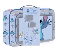 ARTESANÍA CERDÁ, S.L. Kulturbeutel Set Stitch – tragbares Etui für Kosmetik mit Lilo & Stitch-Design