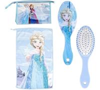 ARTESANÍA CERDÁ, S.L. Kulturbeutel Frozen Eiskönigin – mit Kamm, Handtuch & Tasche, blau