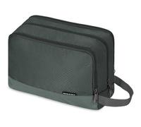 Kulturbeutel Herren Damen Reise Kosmetiktasche A-pures Grau