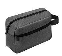 Kulturbeutel Herren, Kulturtasche Damen Große tragbare Kosmetiktasche Wasserabweisend Rasierentasche Waschtasche für die Reise mit Griff Großer Stauraum (Schwarz)