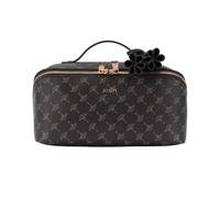 1100000002199 JOOP "cortina 1.0 zea washbag shz", Damen, Gr. B/H/T: 27cm x 12,5cm x 12,5cm, schwarz (seal braun), Kunstleder, Taschen, Damen Washbag, Kosmetiktasche mit Reißverschluss und extra Trageg