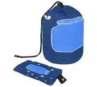 Kulturbeutel mit Kordelzug, blaue Glühwürmchen-Form, Kulturbeutel, Kosmetiktasche, Reise-Make-up-Organizer-Tasche + kleine Tasche, multi, 9.9x6.9in/25.2x17.6cm;6x3.5in/15.2x8.8cm, Kulturbeutel