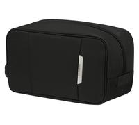 Kulturbeutel SAMSONITE "RESPARK Toilet Kit Toilet Pouch", Damen, Gr. B/H/T: 23cm x 13cm x 12cm, schwarz (ozone schwarz), Polyester, unifarben, Taschen Kulturbeutel Kosmetiktasche, Kosmetiktasche Reise