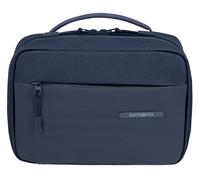 Kulturbeutel SAMSONITE "STACKD Toilet Kit, 17 cm", Gr. B/H/T: 24,3cm x 16,8cm x 9,5cm, blau (navy), Polyester, Polyurethan, Taschen Kulturbeutel, Beautybox Schminketui Kosmetikbox Beauty-Bag zum Aufhä