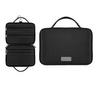 Kulturbeutel zum Aufhängen wasserdicht - Kosmetiktasche für Damen & Herren, große Reise Kulturtasche mit Haken & 4 Fächern, ultraleicht & robust, Organizer für Bad, Urlaub, Camping & Businessreise, Sc