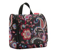 KulturbeutelWaschbeutel by reisenthel® paisley Muster - waschbarer Stoff - Spiegel innen - Paisley black schwarz/rot