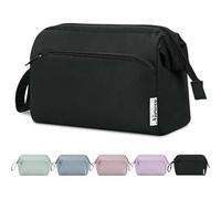 Kulturtasche Damen Kosmetiktasche Schminktasche Schwarz A-schwarz