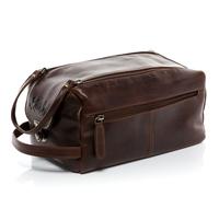 Kulturtasche Herren Leder braun BRISTOL Kulturbeutel