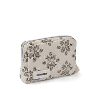 Kulturtasche mit Monogram evergreen 22 cm L