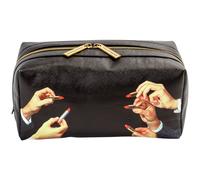 Kulturtasche TOILETPAPER LIPSTICKS 25,5 x 12 cm, schwarz, Seletti