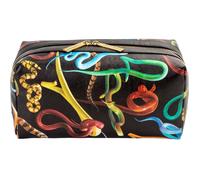 Kulturtasche TOILETPAPER SNAKES 25,5 x 12 cm, schwarz, Seletti
