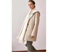 KUNA - Alpaka Wende-Mantel ANASTASIA - Zwei Mäntel in Einem - S