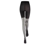 KUNERT Blue Showpiece Netz-Strumpfhose, Damen-Feinstrumpfhose 50 den Optik in Netzoptik, Schwarz (Black 0500), 36/37