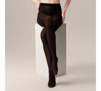 Kunert Damen Feinstrumpfhose Business Dots 40 DEN gemustert Schwarz Größe 45