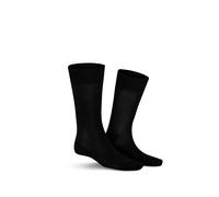 Kunert Herren Socken Clark – druckfreier Bund – Baumwolle – Schwarz 0070 – Gr. 47-50