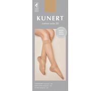 Kunert Cotton Sole 20 Kniestrumpf 3er Pack | 39-42 (II) | Graphit (KU-0420)