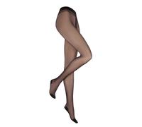 KUNERT Cotton Sole Strumpfhose, Nylonstrumpfhose Damen 20 den Optik atmungsaktiv und transparent, Feinstrumpfhose mit Baumwollsohle matt (schwarz), Menge: 1 Stück, 38 (Herstellergröße: 38/40)
