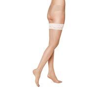 Kunert Mystique 20 Halterloser Strumpf 3er Pack | M (II) | Cashm-ivory (KU-3460)