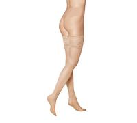 Kunert Satin Look 20 Halterloser Strumpf 3er Pack | M (II) | Teint (KU-3520)