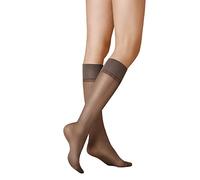 Kunert Satin Look 20 Kniestrumpf 3er Pack | 35-38 (I) | Graphit (KU-0420)