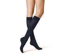 KUNERT Damen Kniestrümpfe Sensual Cotton Komfortbund 130 DEN Marine 0360 39-42