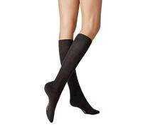 Kunert Soft Wool Cotton Kniestrumpf 3er Pack | 39-42 (II) | Brown mel. (KU-8210)