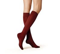 Kunert Damen Kniestrumpf Warm Up 60 – 60 DEN, Bordeaux – Gr. 35-38