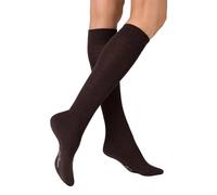 KUNERT Damen Kniestrümpfe Wool Care wärmeisolierend brown-mel. 39/42