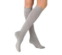 KUNERT Damen Kniestrümpfe Wool Care wärmend Lichtgrau 0170 39-42