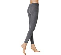 KUNERT Damen Leggings 383500 LIZ, blickdicht, Strickleggings, 38/40, marengo, Grau, feine, hochwertige Baumwoll-Leggings, weiche Baumwolle, ohne einengende Gummifäden, druckfreier Bund