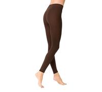 KUNERT Damen Leggings Sensual Cotton weicher Bund brown 42/44
