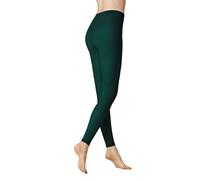 KUNERT Damen Velvet 40 weiches Abschlußbündchen Leggings, Night-Green 1536, 42-44