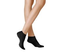 Kunert Finest Cotton Sneaker Socke 3er Pack | 39-42 (II) | Black (KU-0070)